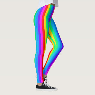 Rainbow Striped Leggings