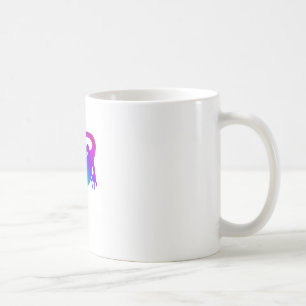 Rainbow Striped Salamander Coffee Mug