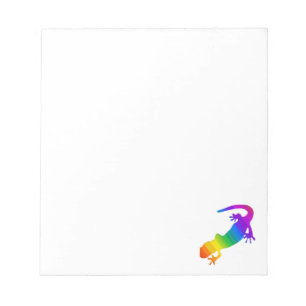 Rainbow Striped Salamander Custom  Notepad