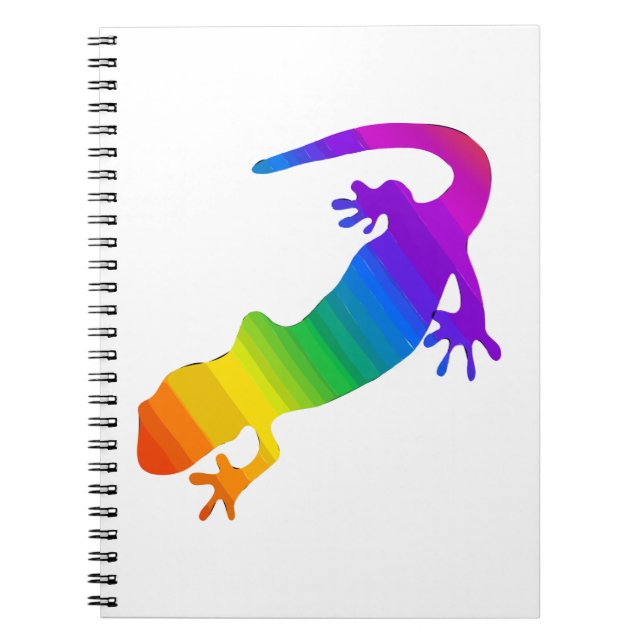 Rainbow Striped Salamander Notebook (Front)