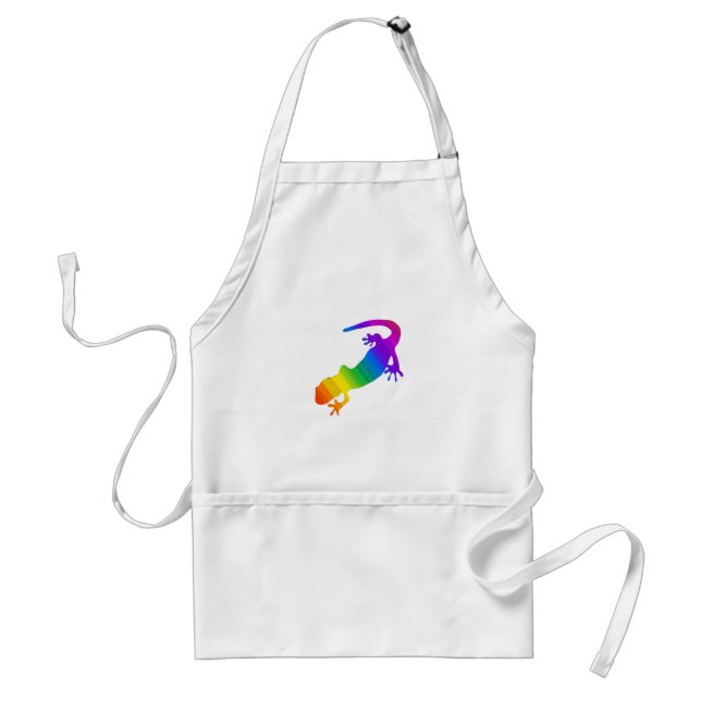 Rainbow Striped Salamander Standard Apron (Front)