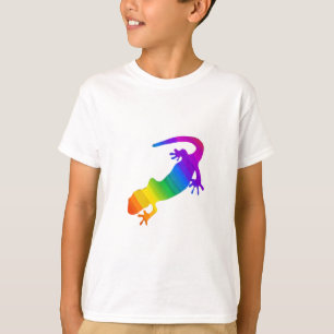 Rainbow Striped Salamander T-Shirt