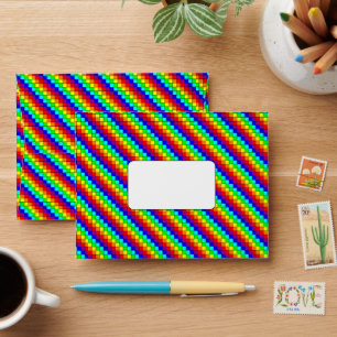 Rainbow Stripes - A2 Envelope