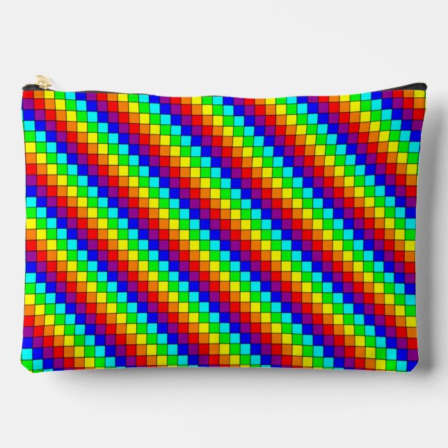 Rainbow Stripes - Accessories Pouch (Front)
