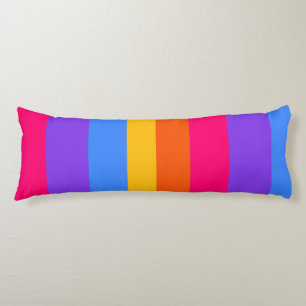 Rainbow Stripes Body Cushion