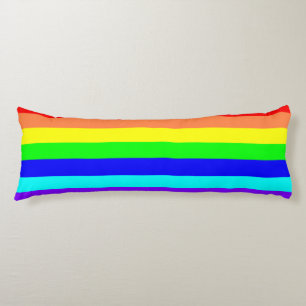 Rainbow Stripes Body Cushion