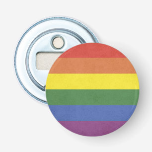 Rainbow stripes bottle opener