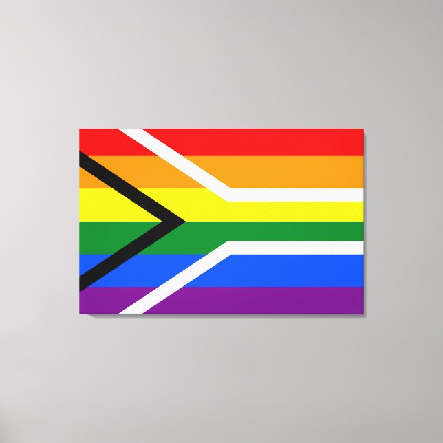 Rainbow Stripes Canvas Print (Front)
