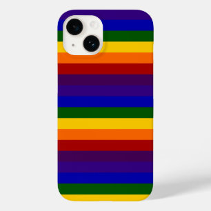 Rainbow Stripes Case-Mate iPhone 14 Case
