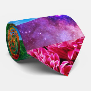 rainbow stripes - collage tie