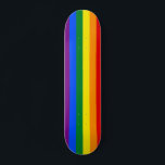 Rainbow stripes Custom Skateboard<br><div class="desc">Rainbow stripes Custom skateboard</div>