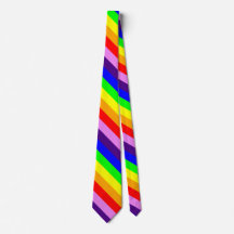 Rainbow Stripes Diagonal Classic Bright Colourful