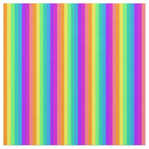 Rainbow Stripes Fabric