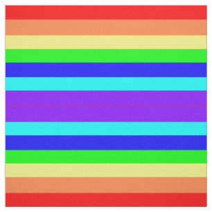 Rainbow Stripes Fabric