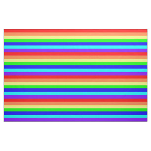 Rainbow Stripes Fabric