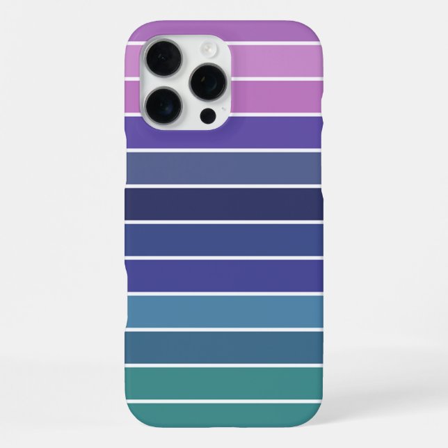 Rainbow Stripes iPhone Case (Back)