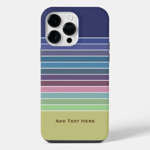 Rainbow Stripes iPhone 14 Pro Max Case