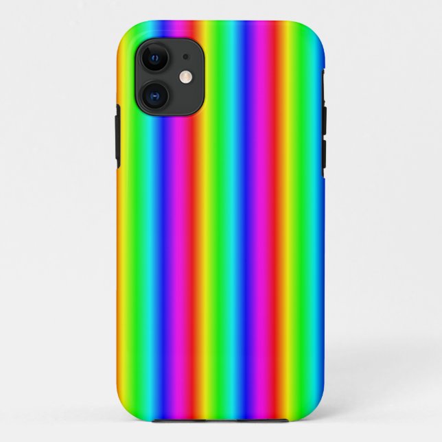 rainbow stripes iphone case cover (Back)