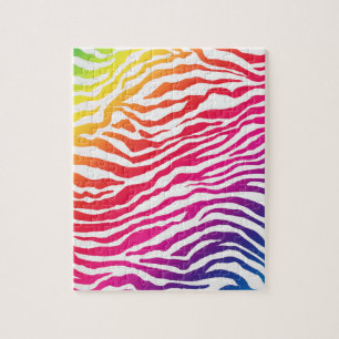 Rainbow Stripes Jigsaw Puzzle