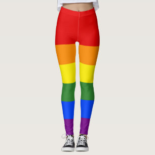 Rainbow Stripes LGBT Pride Leggings