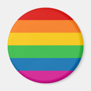 Rainbow Stripes Magnet