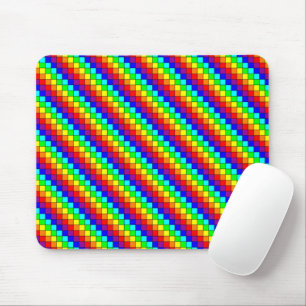 Rainbow Stripes - Mouse Pad