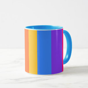 Rainbow Stripes Mug
