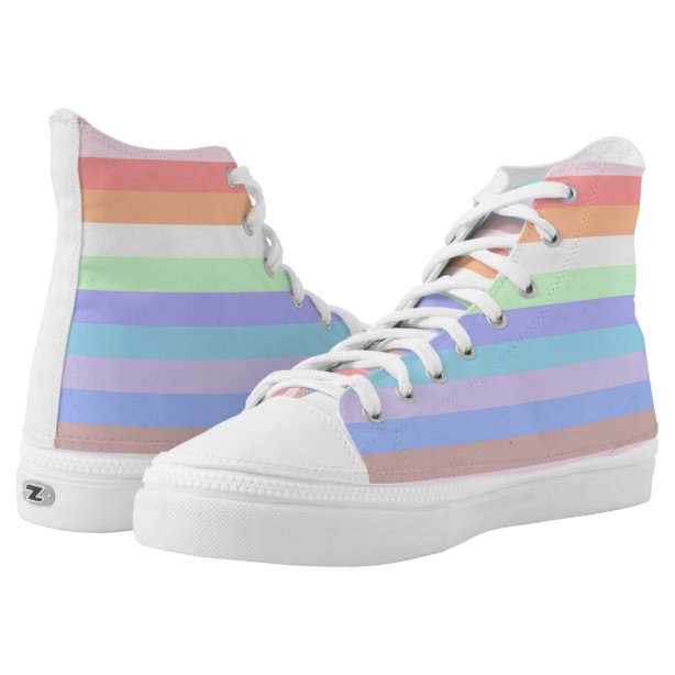 Pastel Rainbow Shoes | Zazzle.co.uk