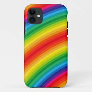 Rainbow Stripes Pattern iPhone 11 Case