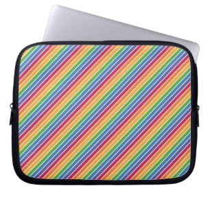 Rainbow Stripes Pattern Laptop Sleeve