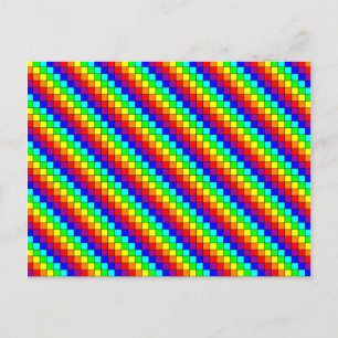 Rainbow Stripes - Postcard