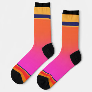 Rainbow + Stripes Socks