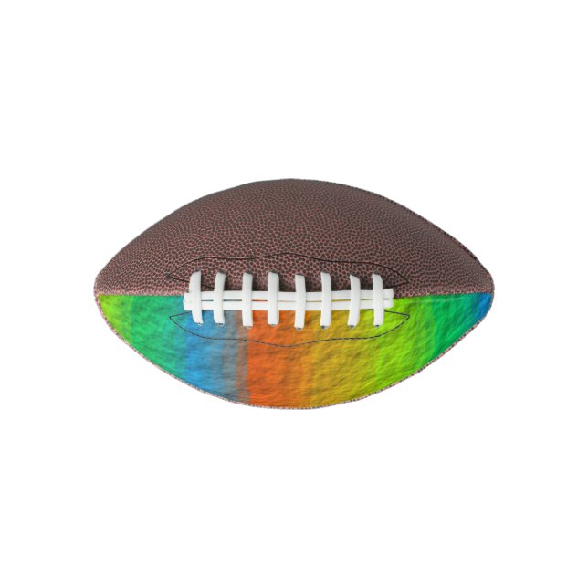 RAINBOW STRIPES TEXTURE AMERICAN FOOTBALL (Front)