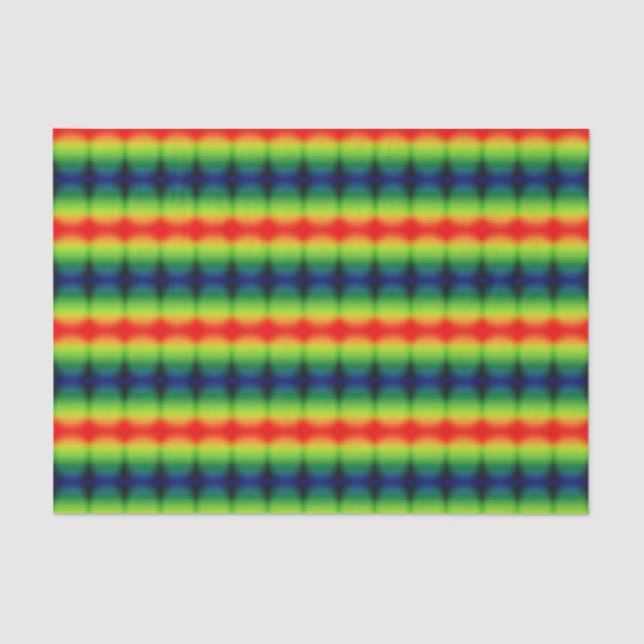 Rainbow Stripes Tissue Paper (Front)