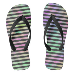 RAINBOW STRIPS  FLIP FLOPS