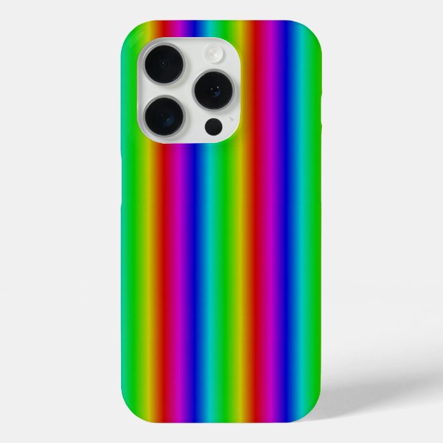 Rainbow Strips - Pattern Case-Mate iPhone Case (Back)