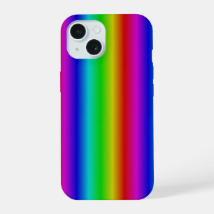 Rainbow Strips - Pattern iPhone 15 Case