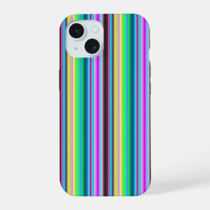 Rainbow Strips - Pattern iPhone 15 Case