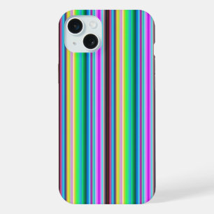 Rainbow Strips - Pattern iPhone 15 Plus Case