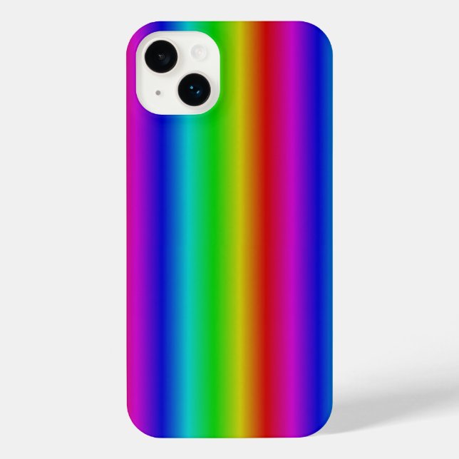 Rainbow Strips - Pattern iPhone Case (Back)