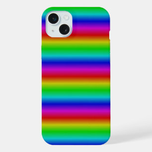 Rainbow Strips - Pattern iPhone 15 Plus Case
