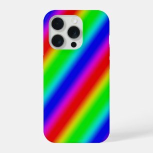 Rainbow Strips - Pattern iPhone 15 Pro Case