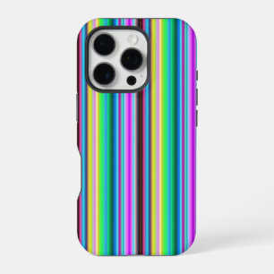 Rainbow Strips - Pattern iPhone 16 Pro Case