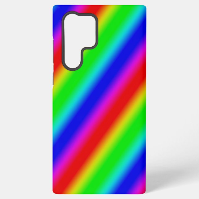 Rainbow Strips - Pattern Samsung Galaxy S22 Ultra Case (Back)