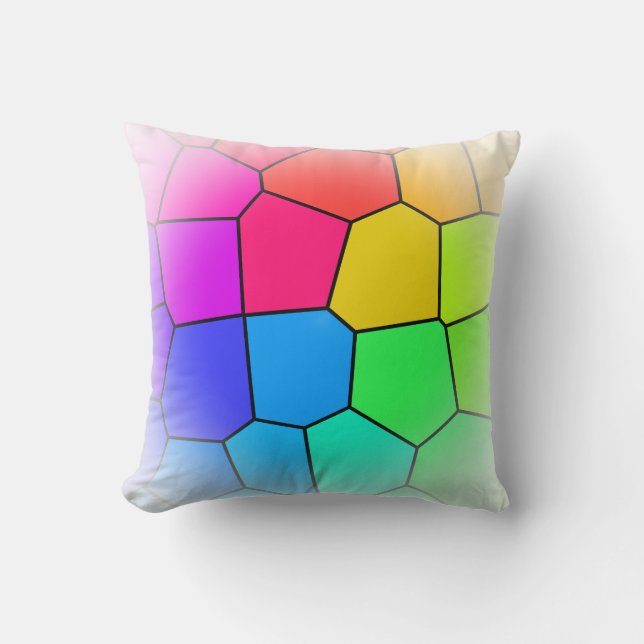 Rainbow Stylish Pattern Cushion (Front)