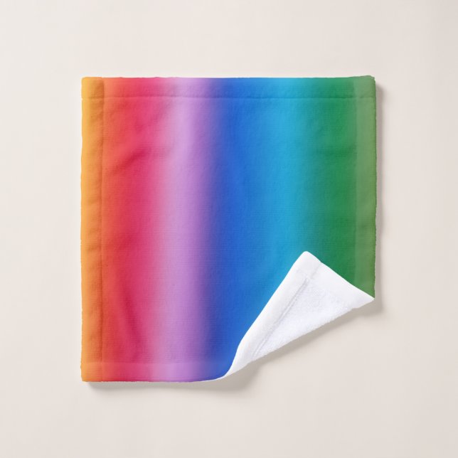 Rainbow Stylish Wash Cloth – Perfect for Every Day (Wash Cloth)