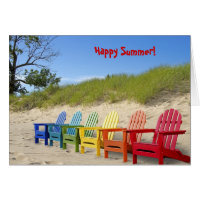 Rainbow Summer Beach Chairs