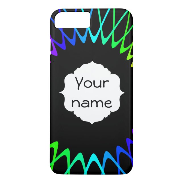 Rainbow sun fractals Case-Mate iPhone case (Back)
