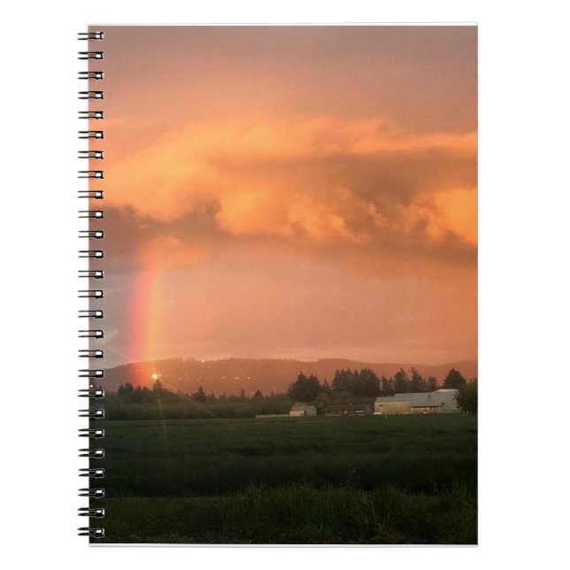 Rainbow Sunset Notebook (Front)