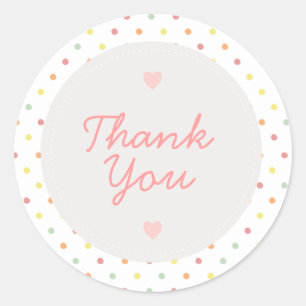 Rainbow & Sunshine Sticker - Thanks